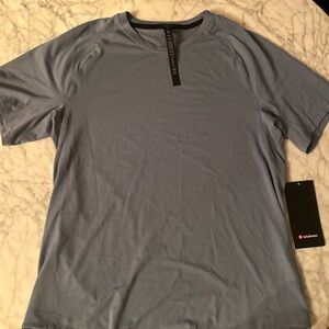 lululemon athletica Light Blue Short Sleeve Tee